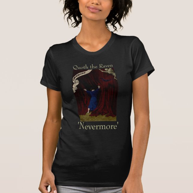 T-shirt Nevermore. (Devant)