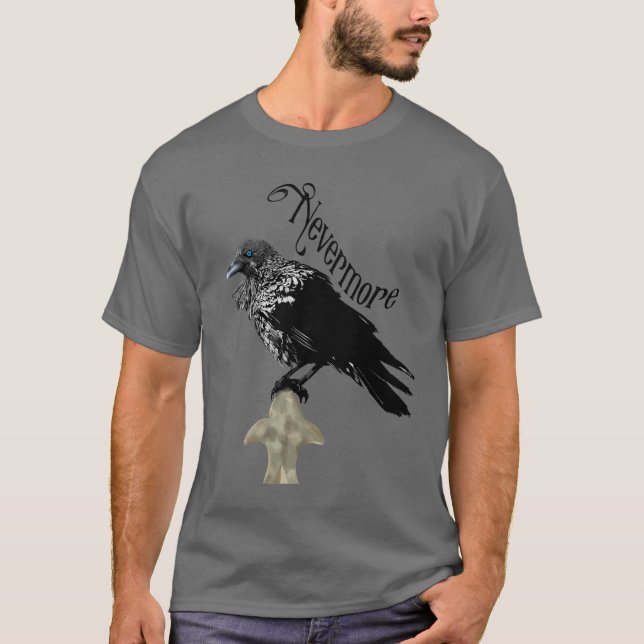 T-shirt Nevermore Raven (Devant)