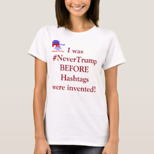 T-shirt #NeverTrump