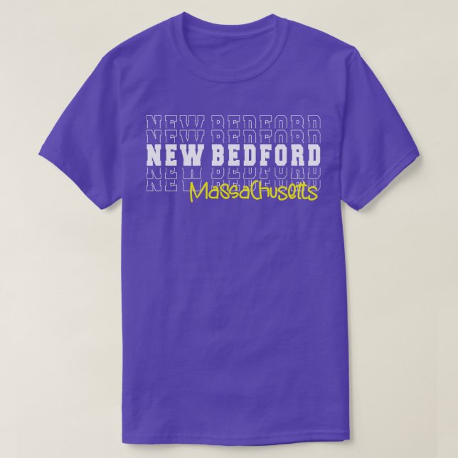 T-shirt New Bedford city Massachusetts New Bedford MA (Design devant)