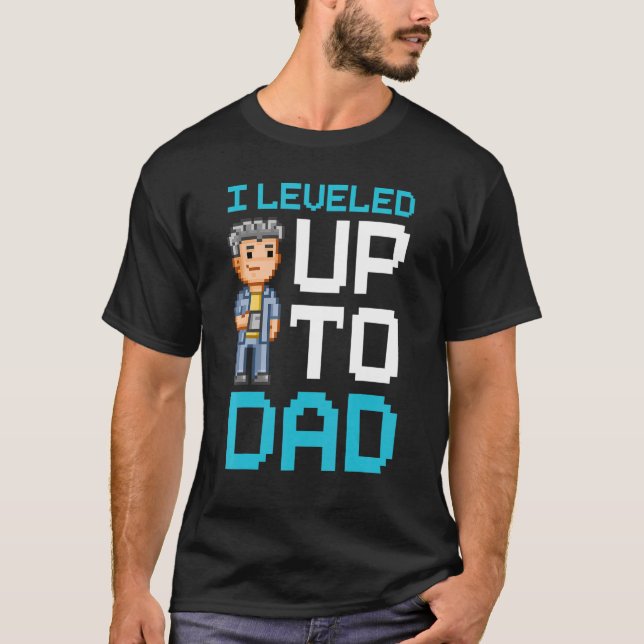 T-shirt New Dad First Time Father Video Gamer (Devant)