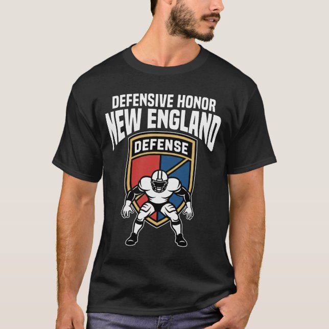 T-SHIRT NEW ENGLAND DEFENSIVE HONOR - NEW ENGLAND FOOTBALL (Devant)