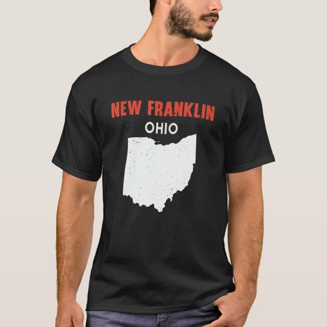 T-shirt New Franklin Ohio USA State America Travel Ohioan (Devant)
