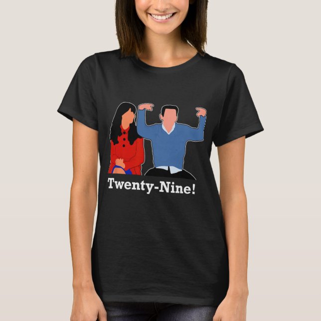 T-shirt New Girl 29 I'm Feelin' Twenty Nine Happy Birthday (Devant)