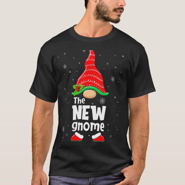 T-shirt New Gnome Matching Family Group Christmas Party Pa (Devant)