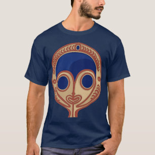 T-shirt New Guinea Tribal Art Visage Masque