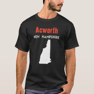 T-shirt New Hampshire États-Unis Amérique Voyage Acworth