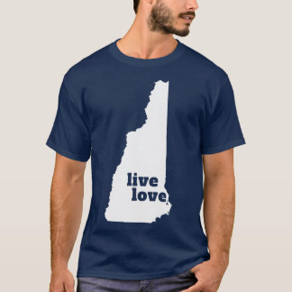 T-shirt New Hampshire Live Love New Hampshire