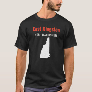 T-shirt New Hampshire Usa State America Travel East Kingst