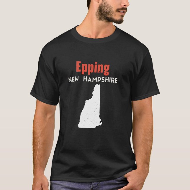 T-shirt New Hampshire USA State America Travel Epping (Devant)