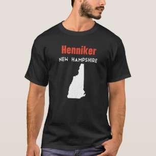 T-shirt New Hampshire Usa State America Travel Henniker