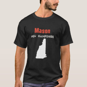 T-shirt New Hampshire USA State America Travel Mason