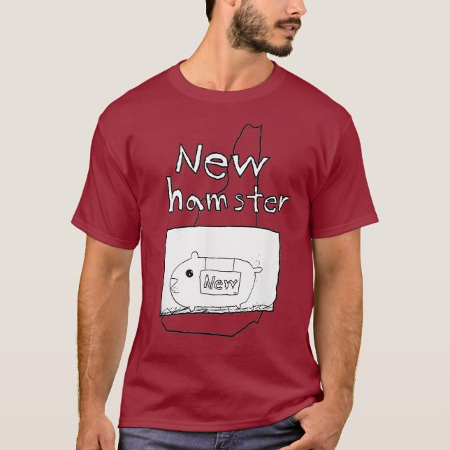 T-shirt New Hamster New Hampshire (Devant)