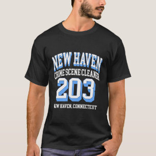T-shirt New Haven Area Code 203 - Pour Les Nettoyeurs De S