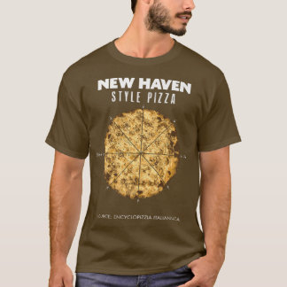 T-shirt New Haven Style Pizza Clam Cheese Connecticut Regi
