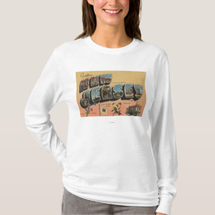 T-shirt New Jersey (capitale de l'État/fleur/oiseau)