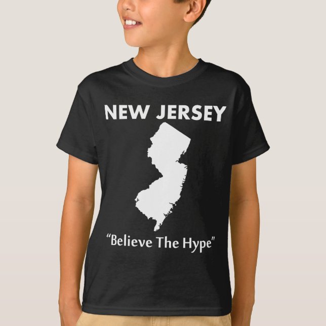 T-shirt New Jersey - Croire à l'Hype (Devant)