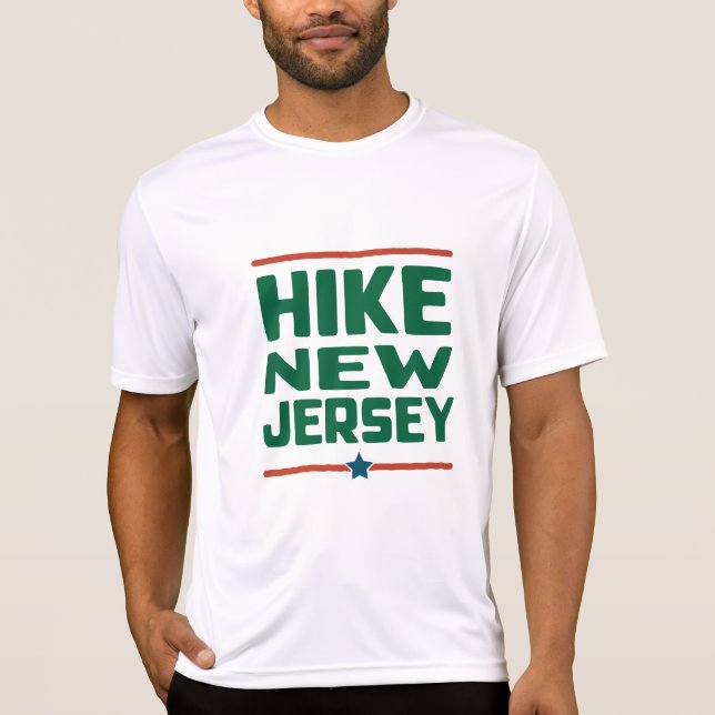 T-shirt New Jersey de hausse (étoile) - Wicking (Devant)