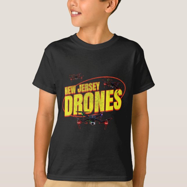 T-shirt New Jersey Drones Funny Mystery Drones In New Jers (Devant)