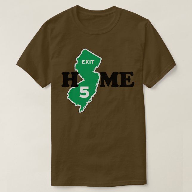 T-shirt New Jersey Exit 5 Home (Design devant)