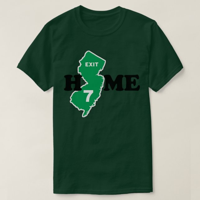 T-shirt New Jersey Exit 7 Home (Design devant)