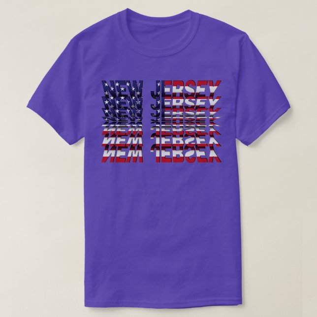 T-shirt New Jersey Flip Text, effet (Design devant)