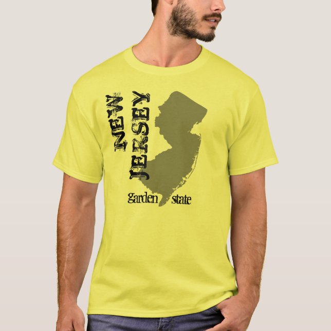 T-shirt New Jersey : Garden state (Devant)