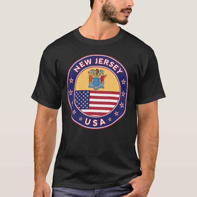 T-shirt New Jersey, New Jersey, (Devant)