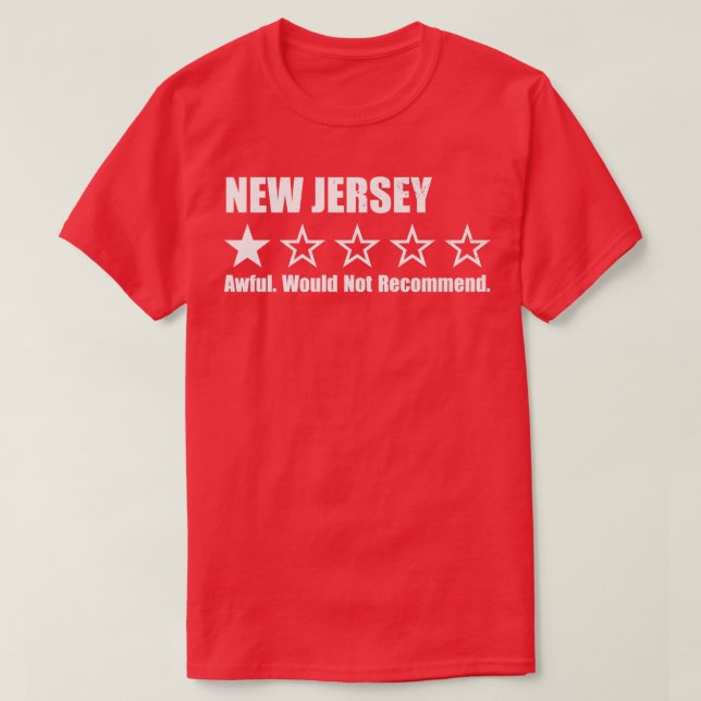 T-shirt New Jersey One Review 1 (Design devant)