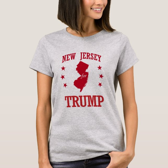 T-SHIRT NEW JERSEY POUR DONALD TRUMP (Devant)