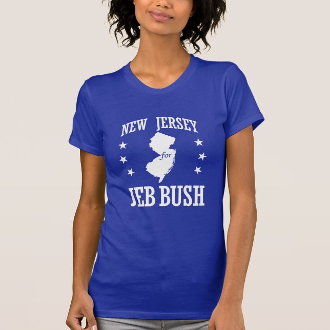 T-SHIRT NEW JERSEY POUR JEB BUSH (Devant)