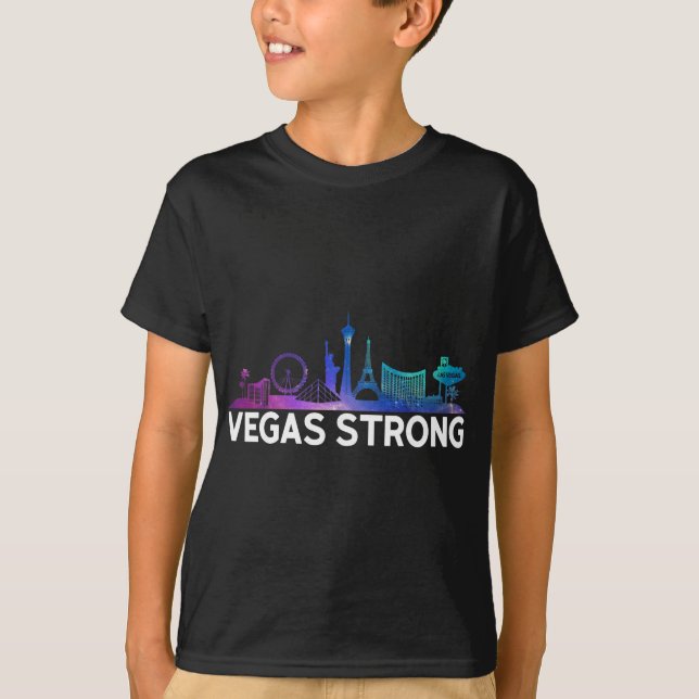 T-shirt New Las Vegas Strong For Men, Women And Youth  (Devant)