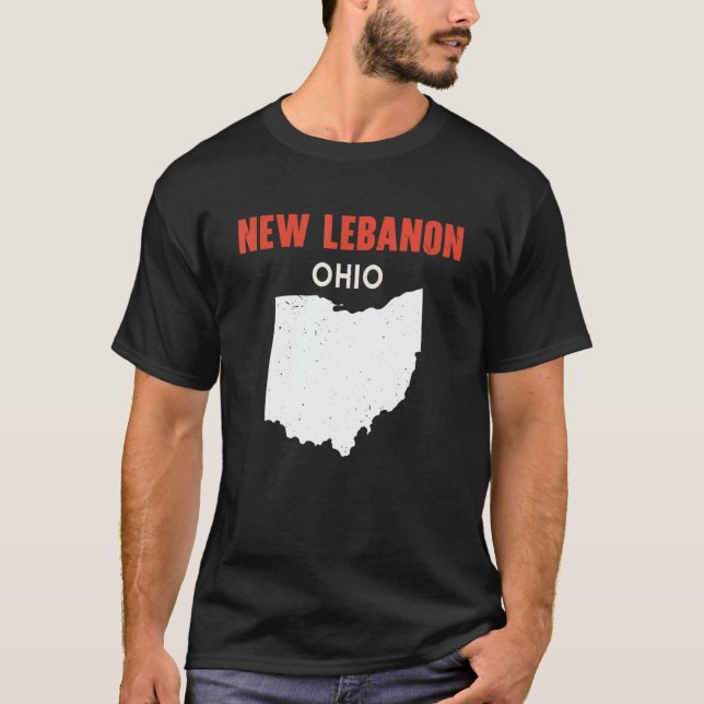 T-shirt New Lebanon Ohio USA State America Travel Ohioan (Devant)