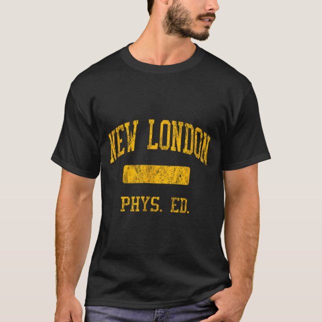 T-shirt New London High School Hs New London Ct Phys Ed  (Devant)