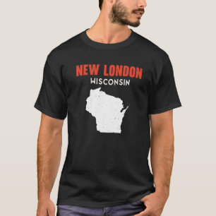T-shirt New London USA State America Travel Montanan Helen