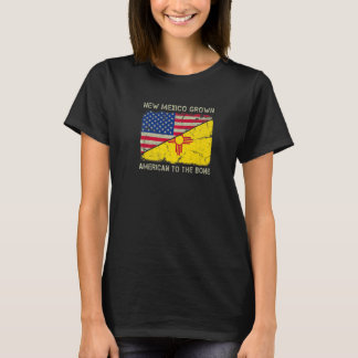 T-shirt New Mexico Grown American To The Bone Home State N