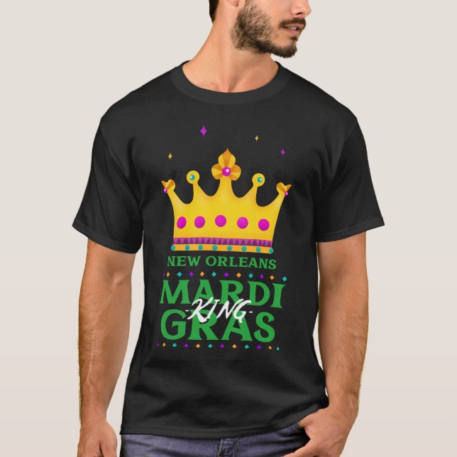 T-shirt New Orleans Mardi Gras King Shirt (Devant)