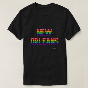 T-shirt New Orleans Pride Rainbow Flag T Shirt