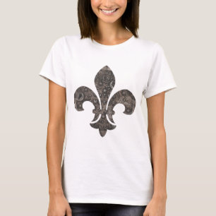 T-shirt New Orleans Water Meter Lid Fleur De Lid