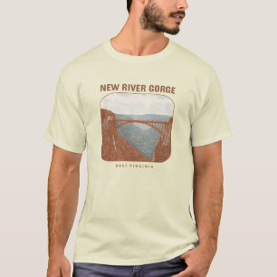 T-shirt New River Gorge, Virginie occidentale