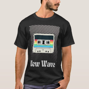 T-shirt New Wave Music Retro Vintage Cassette Tape 80 Ar
