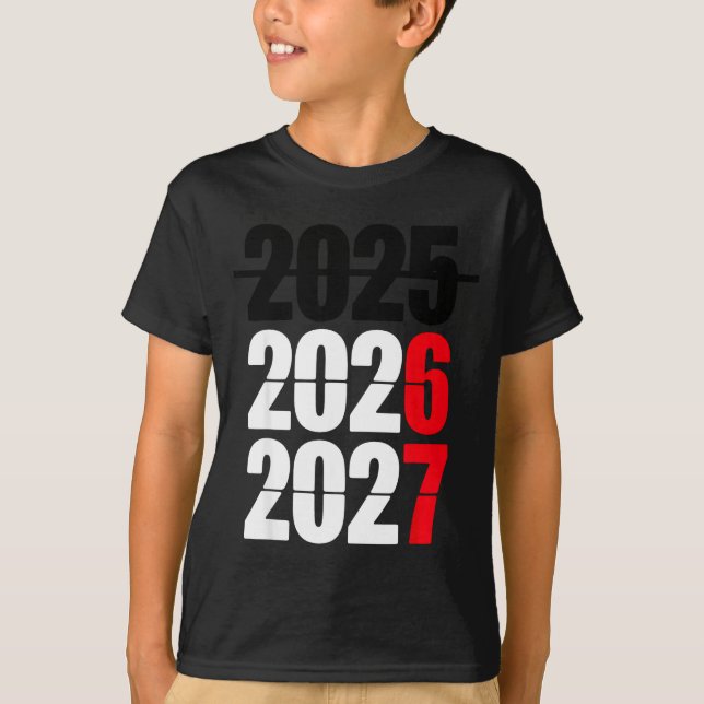 T-shirt New Year 2026 67 Meme Six Seven Gen Alpha Slang  (Devant)