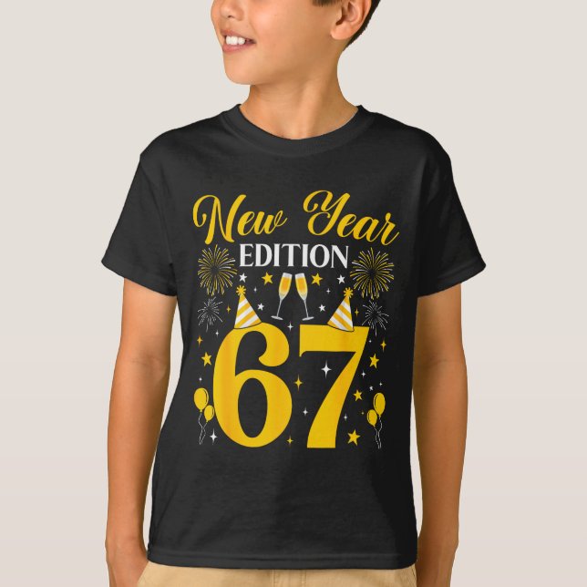T-shirt New Year Edition 67 Funny 6 7 Meme New Year 2026 T (Devant)