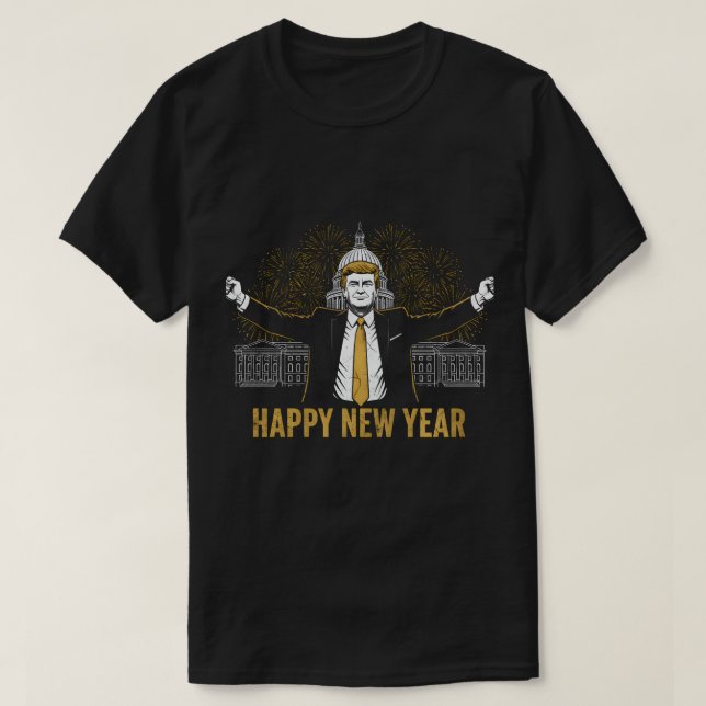 T-shirt New Year New America (Design devant)