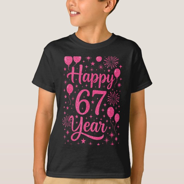 T-shirt New Year's Eve 2026 Happy 67 Year Gen Z Funny Meme (Devant)