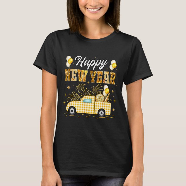 T-shirt New Years Eve Party Supplies 2026 Happy New Year T (Devant)