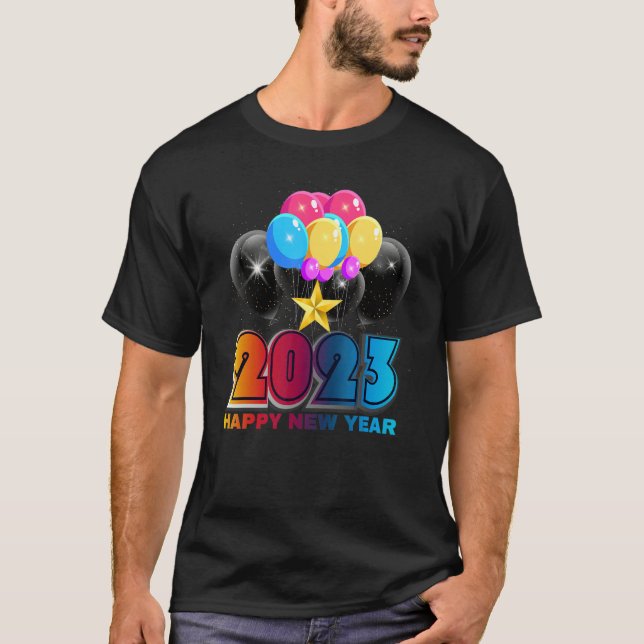 T-shirt New Years Eve Party Supplies Kids NYE 2023 Happy N (Devant)