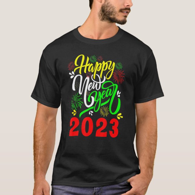 T-shirt New Years Eve Party Supplies Kids NYE 2023 Happy N (Devant)