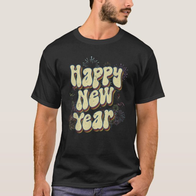T-shirt New Years Eve Party Supplies NYE 2025 Happy New Ye (Devant)