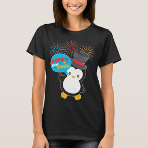 T-shirt New Year's Eve Penguin